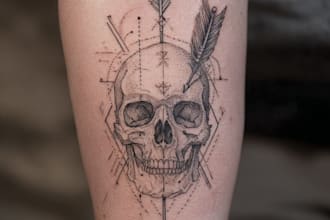 design professional tattoo and custom tattoo