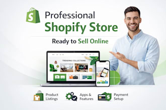 design a professional store that ready to launch