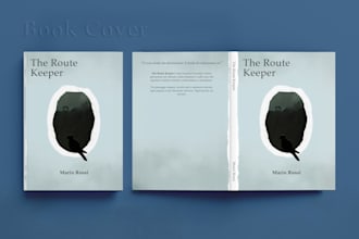 design a minimal book cover for poetry or novels