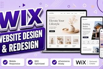 edit wix website redesign wix website design build wix website fix wix ecommerce