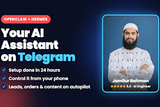 install and setup openclaw ai assistant on telegram, whatsapp or vps