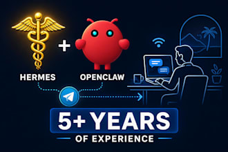 build a telegram bot for openclaw, hermes and ai agents so work from anywhere