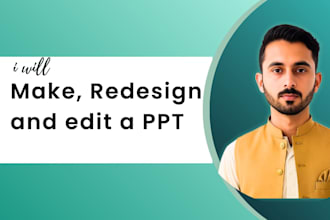 make, redesign, and edit PPT templates