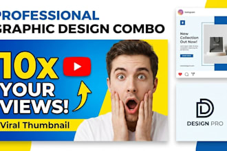 design professional logo, social media posts and business cards