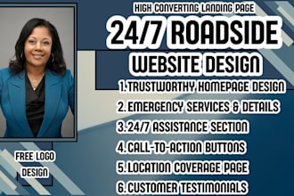 roadside assistance website towing service website emergency car service website