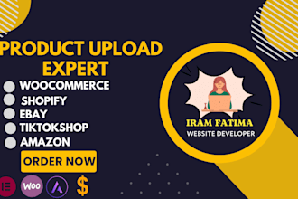 add products on wordpress, woocommerce or shopify product upload