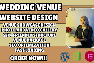 wedding venue website, event center website, luxury wedding website