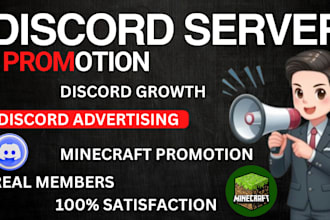 discord promotion, discord growth, minecraft promotion, discord advertising