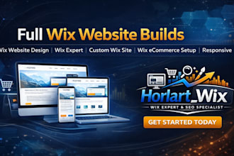 build a stunning custom wix website for your business