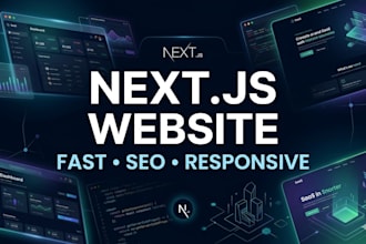 build a pixel perfect react or nextjs SEO optimized website