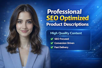 professional SEO optimized e commerce product descriptions