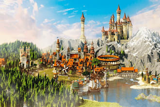 create high quality minecraft builds, spawns and lobbies