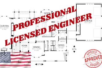 do licensed architect, civil and structural engineer pe stamp texas california