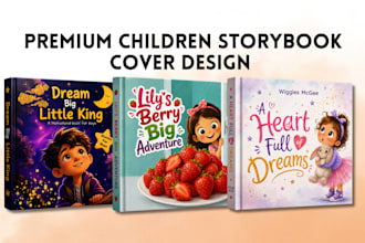 design children book kids storybook art design illustrate storybook cover design