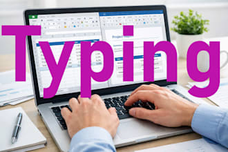 do typing or data entry typing work job