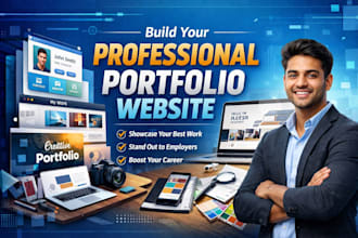 create full portfolio website for personal or business