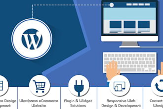 develop wordpress website or business website