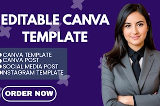design stunning canva posts and editable templates