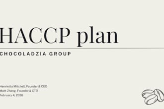 create and review the haccp plan