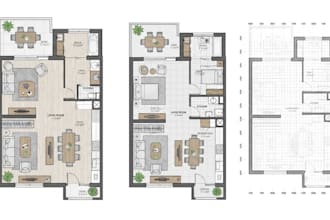 draw furniture plans, room layouts, and floor grid plans