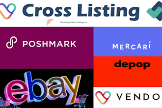 do crosslist  on ebay, poshmark, mercari and depop