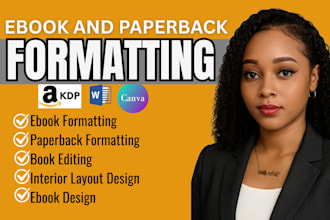 kdp book formatting kindle ebook paperback formatting, ebook, book layout design