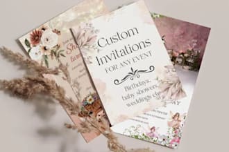 design greeting card, invitation card, party invitation, birthday invitation