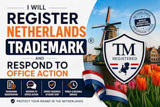 register netherlands trademark and respond to office action