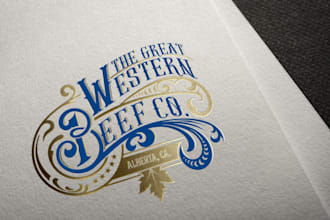 design a western cattle brand style logo