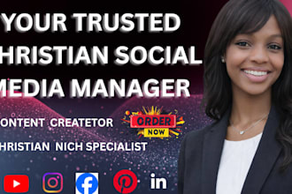 be your christian social media manager and grow your faith based brand