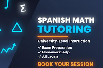 help you prepare for mathematics with a course in spanish