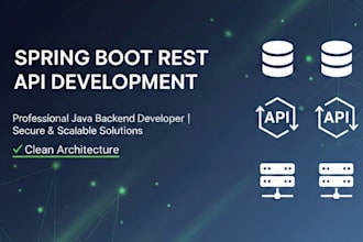 develop spring boot rest API with mysql or oracle