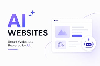 design and develop a smart ai website for your business