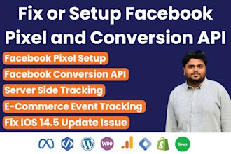 setup facebook pixel conversion API and server side tracking