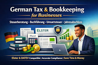 handle german tax and bookkeeping services for businesses
