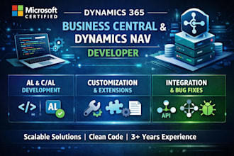 develop and customize dynamics 365 business central and nav