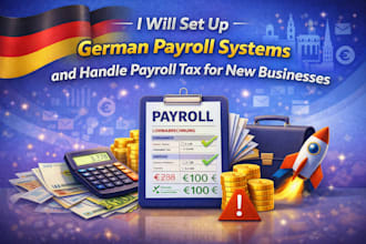setup and manage german payroll tax elster filings businesses and start ups