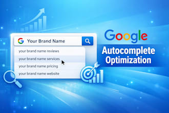 do google autocomplete, autosuggestions for keywords, bing, website ranking