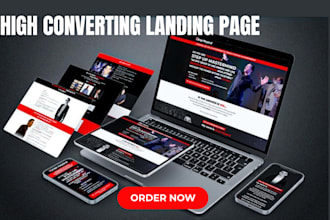 design leadpages landing page, clickfunnels, instapages and unbounce