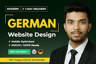 create your professional german wordpress website