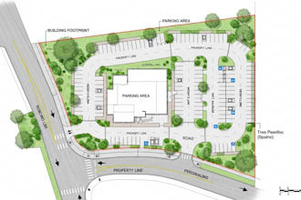 render site plan, subdivision, town plan, property map and campground map