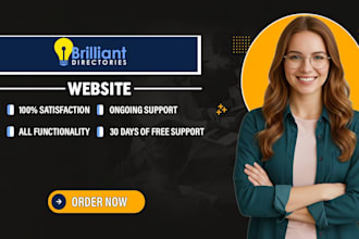 create and customize a brilliant directory website