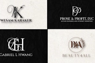 do modern initial letters, fashion clothing line logo design free vector