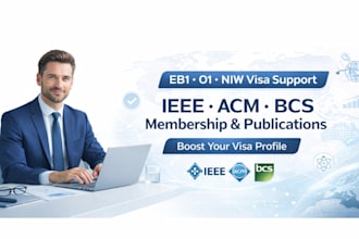 provide ieee acm bcs iet senior or fellow membership for eb1 niw visa