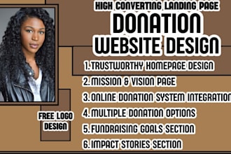 donation website charity website design nonprofit website fundraising website