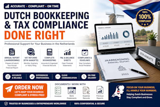 prepare submit dutch company annual report dutch bookkeeping dutch vat filing