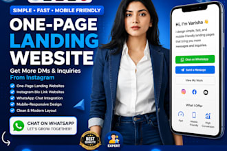 build a responsive o website for local business salon shop or portfolio