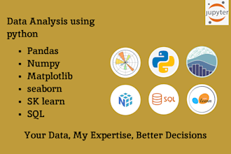 do data analysis and predictions using python pandas numpy