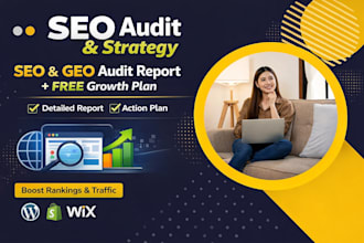 do SEO and GEO audit report and action plan for your website