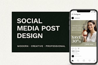 design eye catching social media post designs